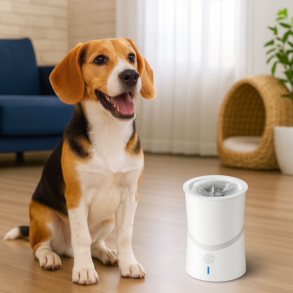 Pet electric foot washer
