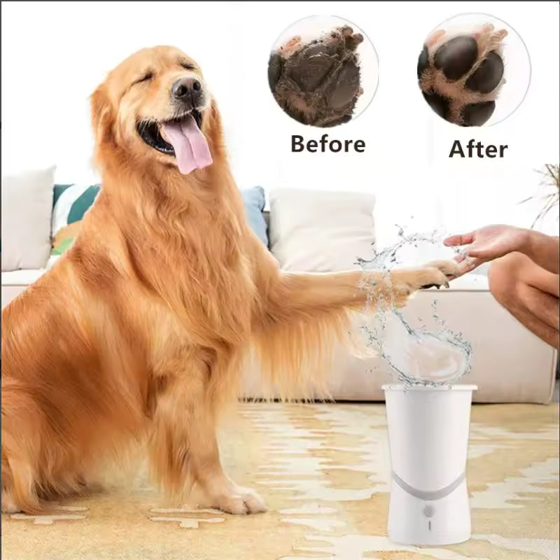 Pet electric foot washer